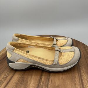 Merrell Encore Ballet Shoes Womens Size 10 Yellow Mesh Slip On Comfort Walking